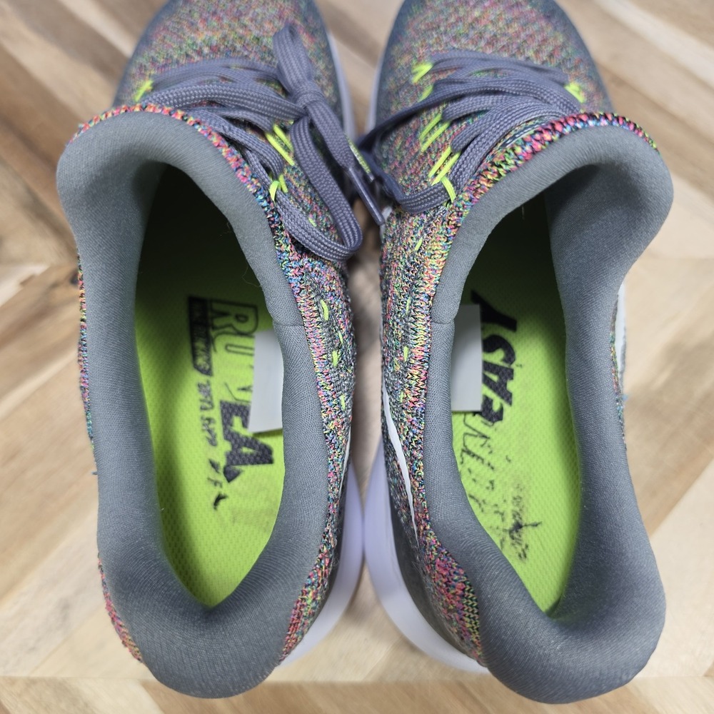 Nikeβ Lunar Epic Low Flyknit 2 Men's 9 Shoes Wolf Gray Multicolor Sprinkles - Picture 10 of 13